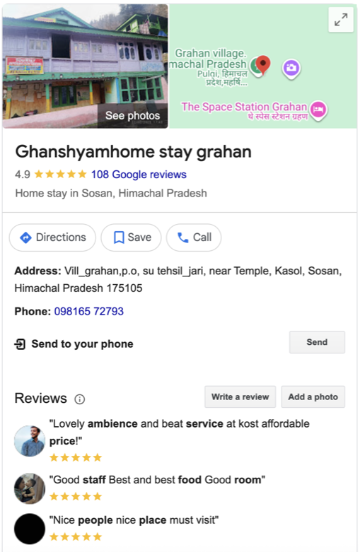 Grahan Shyam Home Stay - Our Own Property